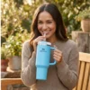 blue-ice-1200-1-stanly-original-imahjy7sdwbmgstj Stanley 40oz Quencher H2.0 Tumbler – Double-Wall Vacuum Insulated Water Bottle, BPA-Free, Cupholder Compatible